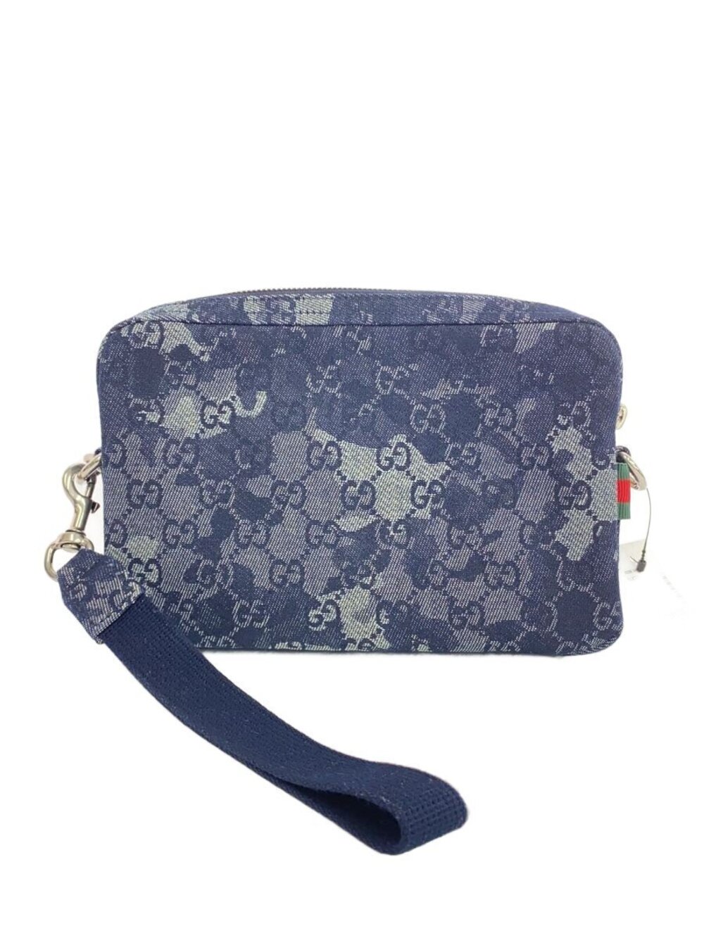 Gucci Over Crossbody Bag Leather Navy Blue